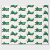 Papier Cadeau Recyclage Camion à ordures (Plat)