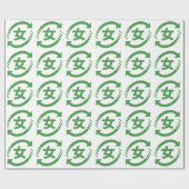 Papier Cadeau Recycler les filles japonaises | SYMBOLE Kanji Nih (Plat)