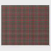 Papier Cadeau Red and Green Tartan Plaid (Plat)