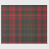 Papier Cadeau Red and Green Tartan Plaid (Plat)