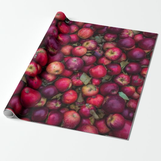 Papier Cadeau Red apple lot (Déroulé)