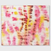 Papier Cadeau Red Artistic Dirty. Tie Dye Texture. Gray Brush Pa (Plat)