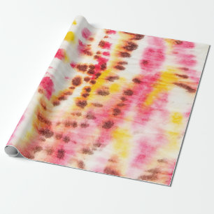 Papier Cadeau Red Artistic Dirty. Tie Dye Texture. Gray Brush Pa
