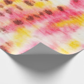 Papier Cadeau Red Artistic Dirty. Tie Dye Texture. Gray Brush Pa (Coin)