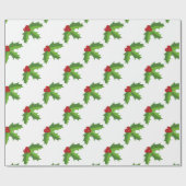 Papier Cadeau Red Berry Holly (Plat)