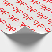 Papier cadeau Red Bow (Coin)