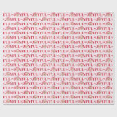 Papier Cadeau Red Bow Joyful One Baby Christmas Rose (Plat)