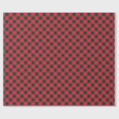 Papier Cadeau Red Buffalo Plaid (Plat)