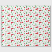 Papier Cadeau Red Cherries Summer Toutes les occasions (Plat)