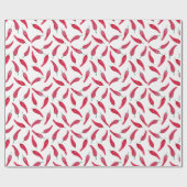 Papier Cadeau Red Chili Pepper Wrapping Paper (Plat)