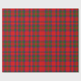 Papier Cadeau Red Christmas Wool Texture Plaid