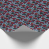 Papier Cadeau Red Daisy (Coin)