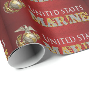 Papier Cadeau Red EGA United States Marine Corps