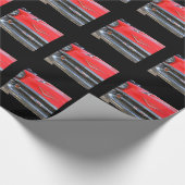 Papier Cadeau Red, enveloppe 1957 de cadeau de Chevy (Coin)