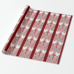 Papier Cadeau "Red Grace : Conception du front chrétien inspirée