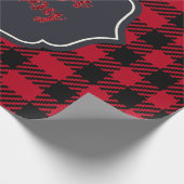 Papier Cadeau 'Red/Green Checker Père Noël Baby Wrapper Paper (Coin)