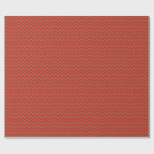 Papier Cadeau Red Green Pink Chevron Motif Retro Cadeau (Plat)
