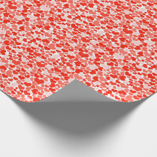 Papier Cadeau Red Hearts Saint Valentin Pink Love Holiday