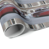 Papier Cadeau Red Jaguar MK IX (Coin rond)