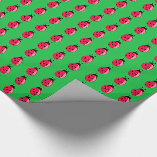 Papier Cadeau Red Ladybugs (Coin)