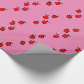 Papier Cadeau Red Ladybugs Crawling Thunder_Cove (Coin)