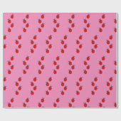 Papier Cadeau Red Ladybugs Crawling Thunder_Cove (Plat)