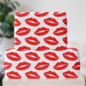Papier Cadeau Red Lipstick Baiser Motif Valentine papier envelop