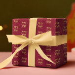 Papier Cadeau Red Merry et Bright Christmas<br><div class="desc">Red Merry and bright Christmas Wrapping Paper En coque,  vous avez besoin d'une certaine personnalisation,  envoyez un courriel à l'adresse suivante : szdesigns2021@gmail.com</div>