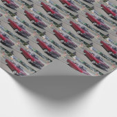 Papier Cadeau Red Opel Rekord 1900 (Coin)