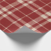 Papier Cadeau Red Plaid (Coin)
