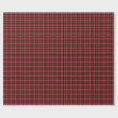 Papier Cadeau Red Plaid Background (Plat)