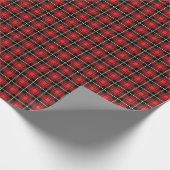 Papier Cadeau Red Plaid Background (Coin)