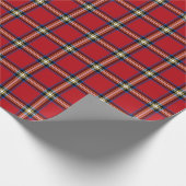 Papier Cadeau Red Plaid, Royal Stewart Tartan (Coin)