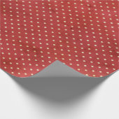Papier Cadeau Red Polka Dot Ferme moderne (Coin)