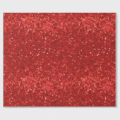 Papier Cadeau Red sparkling glitter pattern (Plat)