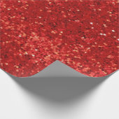 Papier Cadeau Red sparkling glitter pattern (Coin)