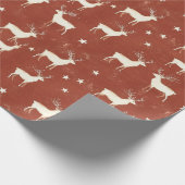Papier Cadeau Red Stag d'hiver (Coin)