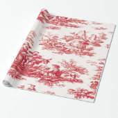 Papier Cadeau Red Toile Holiday (Déroulé)