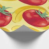 Papier Cadeau Red tomato and fruits seamless pattern designabstr (Coin)