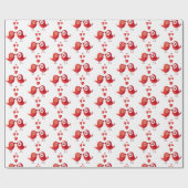 Papier Cadeau Red Valentine Birds (Plat)