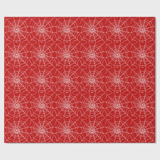 Papier Cadeau Red Web (Plat)