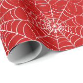 Papier Cadeau Red Web (Coin rond)