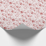 Papier Cadeau Red White Numbers 18th Birthday Wrapping Papier<br><div class="desc">Un rouleau de chic Deep Red Eighteen Birthday Giftwrap,  avec un motif du numéro 18 en Deep Red sur un Arrière - plan blanc que vous pouvez changer si vous le souhaitez ; d'un design numérique par Judy Adamson.</div>
