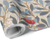 Papier Cadeau Redberry Tree, William Morris (Coin rond)