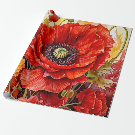 Papier Cadeau RedPoppy (Déroulé)