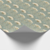 Papier Cadeau Refined Mint Floral Pattern (Coin)