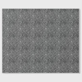 Papier Cadeau Réflexions Légères Sur L'Eau : Noir & Blanc (Plat)