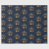 Papier Cadeau Regal Blue Crown Series (Plat)