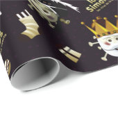 Papier Cadeau Regalos Reyes Magos 2020 by Simonsitos (Coin rond)