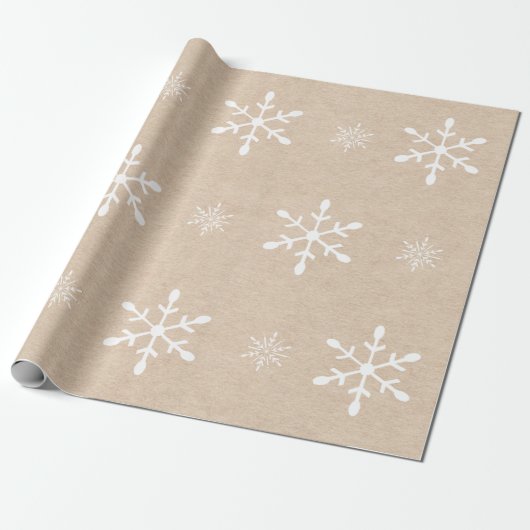 Papier Cadeau Regard de papier d'emballage et Noël blanc des (Déroulé)